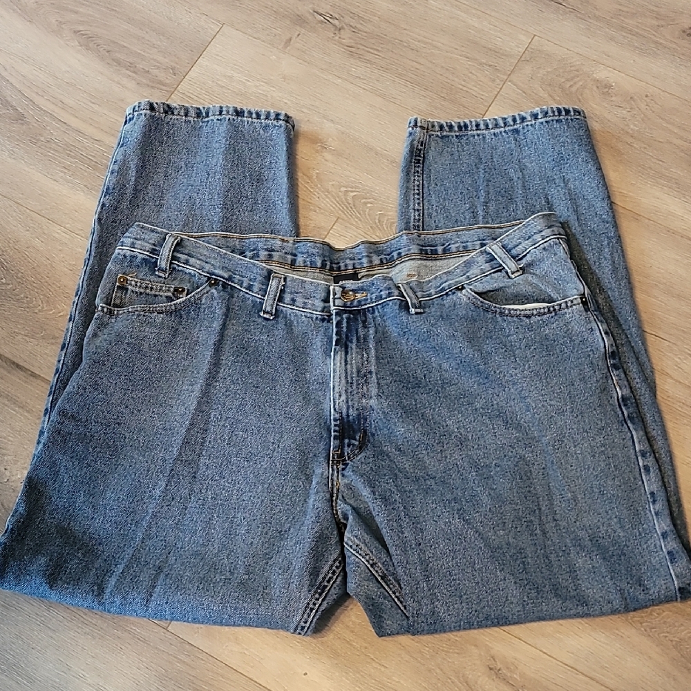Rural King Mens Relaxed Fit Blue Jeans 44X34